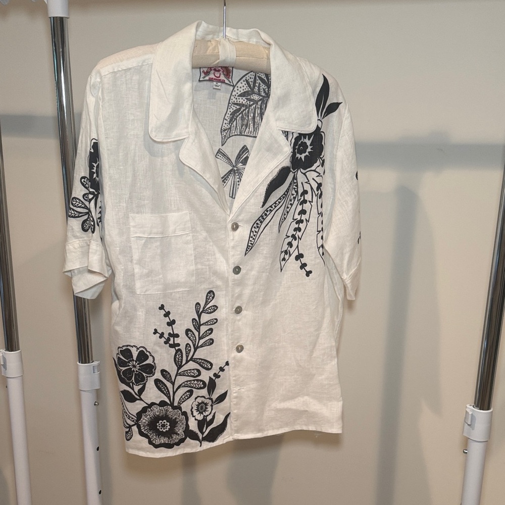 Johnny Was Floral shirt